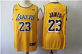 Lakers 23 Lebron James Gold 2018 19 Nike Swingman Jersey (1),baseball caps,new era cap wholesale,wholesale hats